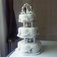 Navy blue, white and bling themed wedding cake. Wedding Cakes Gallery Sugar Flowers Workshop