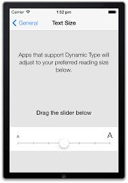 Some may argue that the default text size on ios is too large, while others would say the font is simply too thin to be legible. Ios 7 Dynamic Type Peter Boni