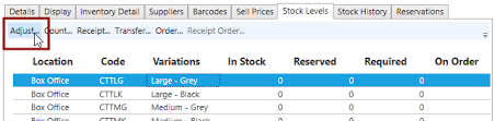 Maintaining Inventory Records