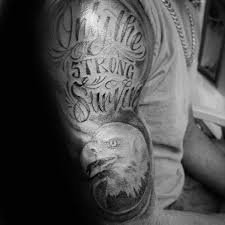 Can you survive with just the images tattooed on you? 40 Only The Strong Survive Tattoos For Men Motto Design Ideas