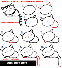 How to draw cat | drawing cat easy step by step | how to draw cat easy step by step | dibujos kawaiihow to draw cat | drawing cat easy step by step | how to. Drawing Simple Cartoon Cat Face Drawing
