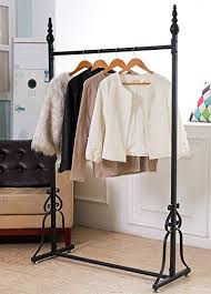 Buy Vintage Style Metal Garment Rack Freestanding Retail Single Rod Clothing Hanging Display Stand Topvint Clothing Rack Display Clothing Rack Garment Racks
