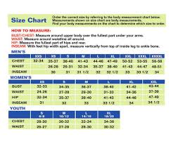 universal size chart