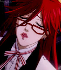 Résultat de recherche d'images pour "black butler grell gif"