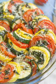 Healthy Zucchini Tomato Bake Zucchini Healthy Grilling Baked Tomatoes Zucchini Tomato