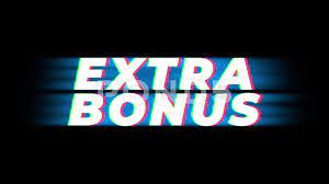 Extra Bonus Text Vintage Glitch Effect P... | Stock Video | Pond5
