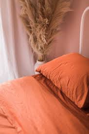 rust orange cotton bed sheets sfgirlbybay orange bedding orange bed sheets orange sheets