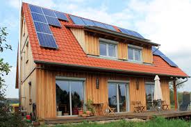 Einfamnilienhaus Holzhaus Satteldach Schleppdach Holzfassade Holzterrasse Treppe Aus Holz Holzfassade Holzhaus Haus