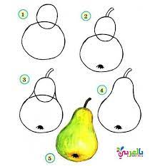 تعليم رسم فواكه الصيف المنعشة للاطفال بالخطوات رسم سهل للاطفال بالخطوات بالعربي نتعلم art drawings for kids easy drawings for beginners fruits drawing