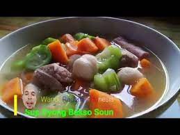 Resep sop oyong soun __________________ bahan: Resep Sup Oyong Bakso Soun Super Simpele Youtube