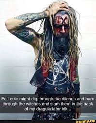 Felt Cute Might Dig Through The Ditches And Burn Through The Witches And Slam Them In The Back Of My Dragula Later Idk Ifunny Funny Animal Memes Cute Animal Memes