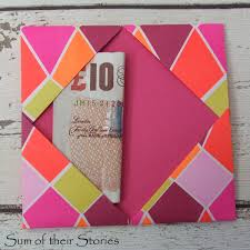 You could roll or fold dollar bills to slip into the pocket of this apron gift card holder. Origami Cash Gift Wallet Sum Of Their Stories Craft Blog