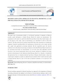 Corporate financial disclosure practices in asian and middle eastern countries. Decision Usefulness Approach To Financial Reporting