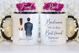 Custom Bridesman Wedding Gift Man Of Honor Gift Thank You Gift Bridal Party Mug Brother Mug Bridesman Gift Coffee Mug Thank You Man Bridesman Gifts Wedding Mugs Bridesman