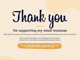 Customizable 'Thank You for Your Purchase' Signs