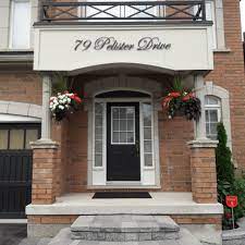 +49 30 283 902 46 email: Custom Script Home Address Cursive House Numbers Letters Sign Modern Garage Toronto By House Letter Signs Houzz