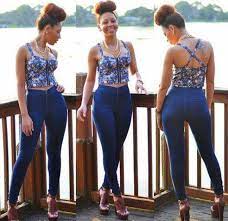 Pin By Halei Paige On Natural Hair Cute Outfits With Jeans Fashion Crop Top With Jeans