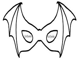 Balls & bats, mitts & hats 14 baseball player coloring pages: Halloween Bat Mask Coloring Page Free Printable Coloring Pages For Kids