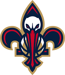 New Orleans Pelicans Secondary Logo 2014 The Bird De Lis Logo A Pelican And A Basketball Inside A F Sports Team Logos New Orleans Pelicans Logo Basketball