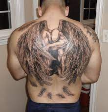 Guardian Angel Wings Full Back Piece By Tattoo Artist Kevin Gordon Angel Tattoo Men Beautiful Angel Tattoos Tattoos For Guys
