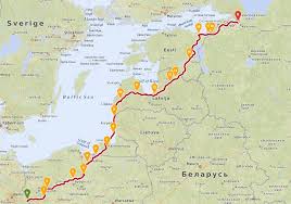 ˈlɪta͜uən] (litauisch lietuva, amtlich republik litauen, litauisch lietuvos respublika) ist der südlichste der drei baltischen staaten.es grenzt im westen an die ostsee und hat gemeinsame grenzen mit lettland, weißrussland, polen und russland (exklave oblast kaliningrad). Der R1 Polen Kaliningrad Litauen Lettland Estland Russland Kurz Das Wichtigste Quer Durch Europa Und Asien