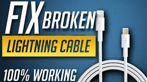 Best Way To Fix Iphone Ipod Ipad Lightning Usb Cable At Home Youtube