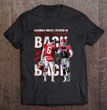Maybe you would like to learn more about one of these? Heisman House Located In Norman Oklahoma Baker Mayfield Cleveland Browns T Shirts Teeherivar