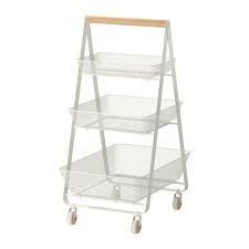 Risatorp Utility Cart White 22 1 2x15 3 8x33 7 8 57x39x86 Cm Ikea Kitchen Island Cart Ikea Utility Cart Ikea