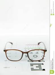 The Diagram Of Checking Eyes Glasses Optometry Medical