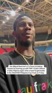 'I LOVE THAT GUY' 🇵🇭 San Miguel Beermen's CJ Perez is looking forward to  teaming up with TNT’s Calvin Oftana in Gilas Pilipinas again after a  hard-fought battle in the 2025 PBA Philippine Cup Finals ...