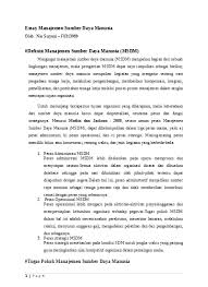 Contoh soal essay tentang surat lamaran kerja beserta jawabannya. Essay Manajemen Sumber Daya Manusia