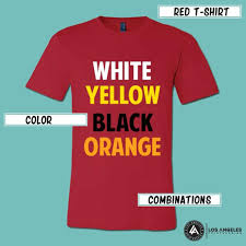 Choosing The Right T Shirt Color For Printing And Branding Colorful Shirts T Shirt Shirt Designs