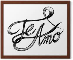 Te amo (piso 21 and paulo londra song), 2018. Wandtattoo Te Amo Ich Liebe Dich Hand Gezeichnet Zitate Schwarz Auf Weiss Pixers Wir Leben Um Zu Verandern