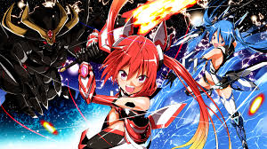 tail blue tail red anime anime fanart art