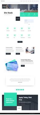 Bank Landing Page In 2020 Clean Web Design Business Web Design Webpage Design Layout