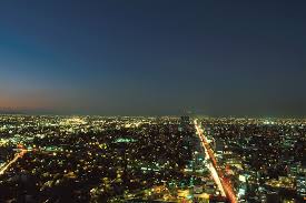 La ciudad de méxico, capital de méxico, fue originalmente construida sobre una isla del lago texcoco por los aztecas en 1325 y. Mexico City Mexico City Panoramic View At Night Hd Travel Photos And Wallpapers Ciudad De Mexico Mexico Viajes