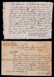 Sold at Auction: [Salem Witch Trials] Documents Signed by Two Judges:  Benjamin Gedney and William Stoughton