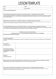 Lesson Plan Special Education Lesson Plans Teacher Lesson Plans Template Lesson Plan Template Free