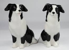 Black And White Checkered Salt And Pepper Shakers Border Collie Pair Salt And Pepper Shakers By Cosmos Gifts Salt And Pepper Set Stuffed Peppers Salt And Pepper