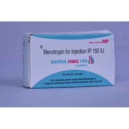 IP 150 IU Menotropin Injection, Packaging Type: Box, For Hospital, Clinical at best price in Thane
