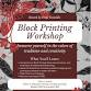 Block Printing Workshop  — Redland Coast Art Society event image