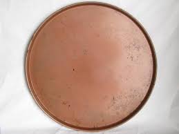 vintage heavy steel turntable rotating