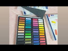 كل ما يخص الوان السوفت باستيل soft pastels فتح اداوت جديدة youtube drawings pen teaching