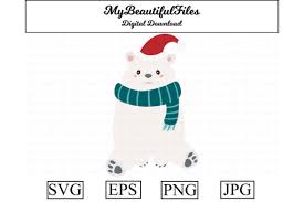 Browse our polar express images, graphics, and designs from +79.322 free vectors graphics. Christmas Polar Bear Clipart Design Graphic By Mybeautifulfiles Creative Fabrica
