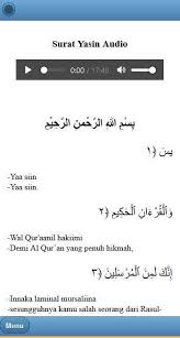 Surat yasin biasa dibaca sebelum rangkaian zikir tahlil dimulai. Surat Yasin Lengkap Para Android Apk Baixar