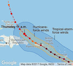 According to a 3 p.m. Now It S Hurricane Maria And Caribbean Braces For New Hit The New York Times