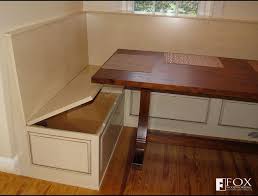 Bench Storage Under The Breakfast Nook Fox Woodworking Kitchen Furniture Storage Breakfast Nook With Storage Storage Bench Seating