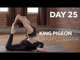 How To Do King Pigeon Pose Yoga Tutorial Day 25 30 Poses 30 Days Youtube Yoga Tutorial Yoga Information Pigeon Pose Yoga