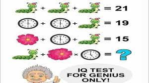 Logic Iq Test Caterpillar Clock Flower Picture Puzzle Mdas Youtube