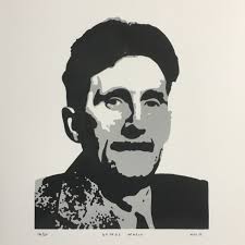 George Linocut Print